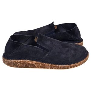 Birkenstock Callan Navy Suede Unisex Slip-On Loafer Size 37